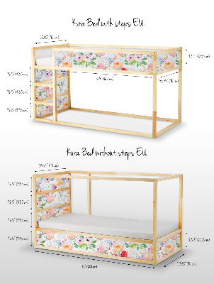 Sticker Ikea Kura Bed Verträumte Wiese