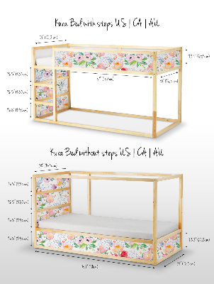Sticker Ikea Kura Bed Verträumte Wiese