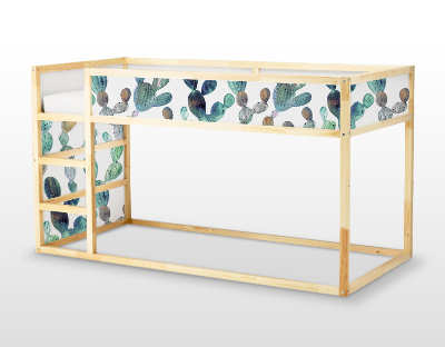Aufkleber Ikea Kura Bed Grüner Kaktus