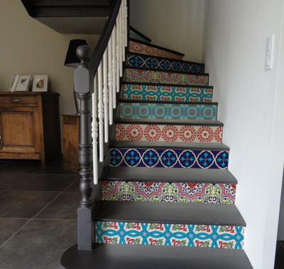Treppenaufkleber Fabelhafte orientalische Mandalas