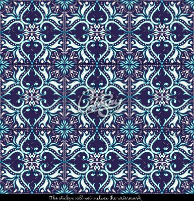 Treppenaufkleber Fabelhafte orientalische Blumen