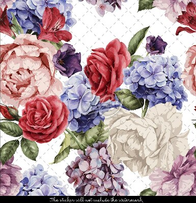 Treppenaufkleber Blumensträuße
