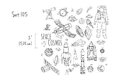 Wandaufkleber Kosmos
