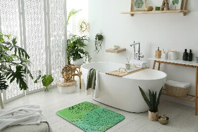 Teppich für badezimmer Monstera-Blätter