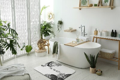 Badezimmer matte Kokosnuss-Palmen