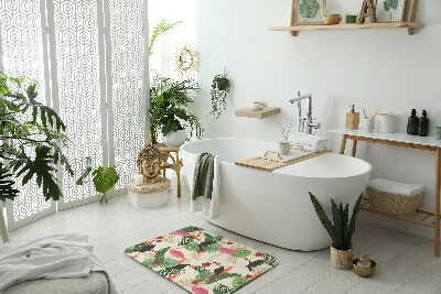 Badezimmer matte Vögel Flamingos