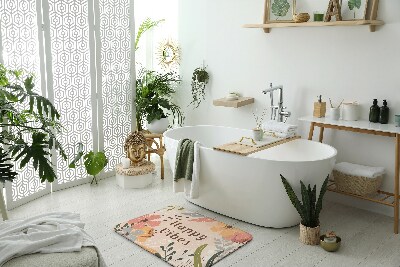 Badezimmer teppich Florales Muster