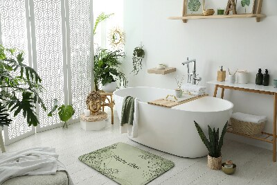 Badezimmer matte Florales Motiv