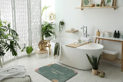 Badezimmer matte Feldblumen-Teppich