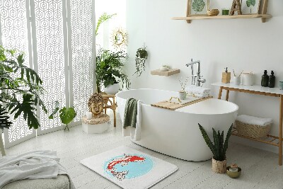 Badezimmer matte Koi Karpfen