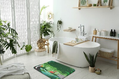 Badematte Exotische Tiere