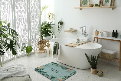 Badezimmer matte Pflanzenmuster