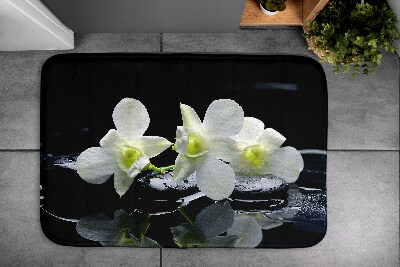 Teppich für badezimmer Blumen Orchideen