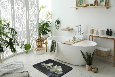 Teppich für badezimmer Blumen Orchideen