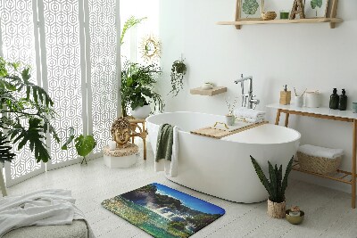 Badezimmer matte Landschaftlicher Wasserfall