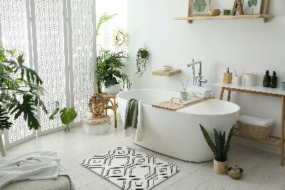 Badezimmer matte Quadratische Muster