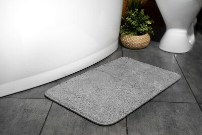 Teppich für badezimmer Grauer Beton