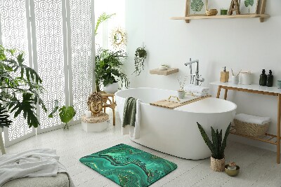 Badezimmer teppich Türkisfarbener Marmor