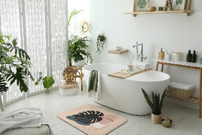 Badezimmer matte Monstera Blatt