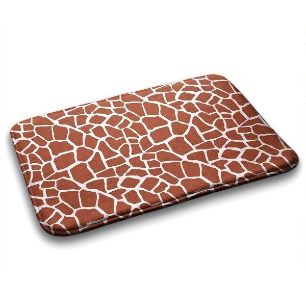 Badezimmermatte Giraffe Flecken