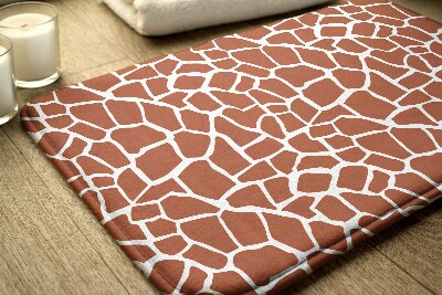 Badezimmermatte Giraffe Flecken