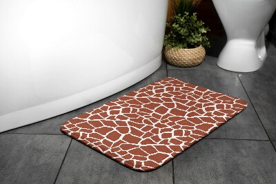 Badezimmermatte Giraffe Flecken