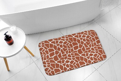 Badezimmermatte Giraffe Flecken