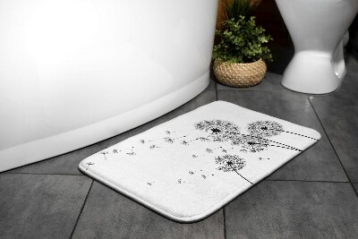 Badezimmer teppich Blowfish Blumen