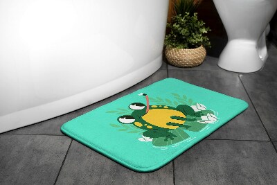 Badezimmer teppich Frosch