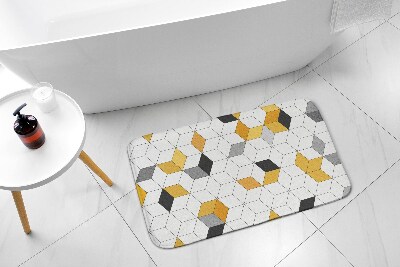 Teppich badezimmer Geometrische Würfel