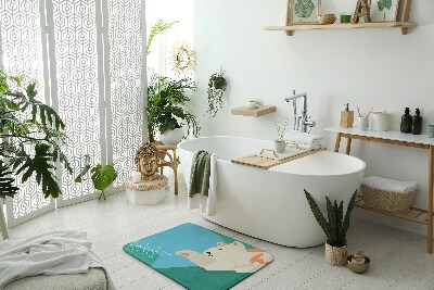 Badezimmer teppich Kätzchen Tiere