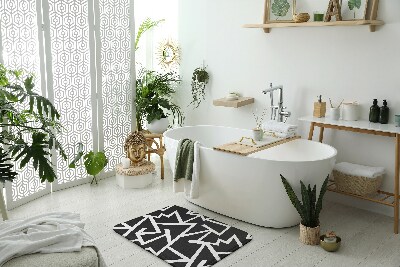 Badezimmer matte Geometrische Linien