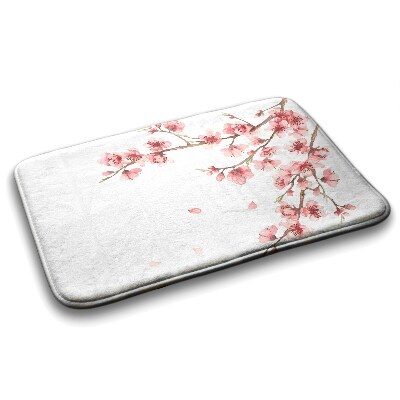 Teppich für badezimmer Japanische Blumen