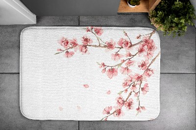 Teppich für badezimmer Japanische Blumen