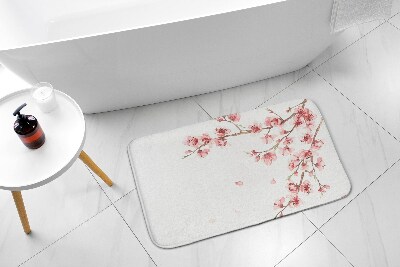 Teppich für badezimmer Japanische Blumen