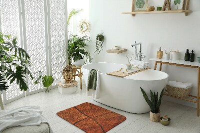 Badezimmer teppich Baumstamm