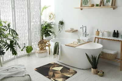 Badezimmer matte Gold-Muster