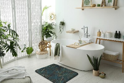 Badezimmer matte Pflanzenblätter