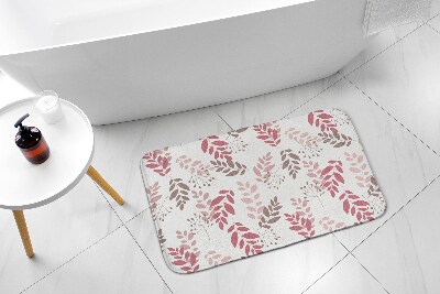 Teppich badezimmer Blätter-Muster