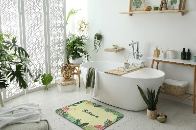 Badezimmer matte Tropische Tiere