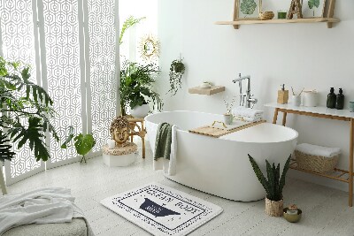 Badezimmer teppich Badewanne Bad