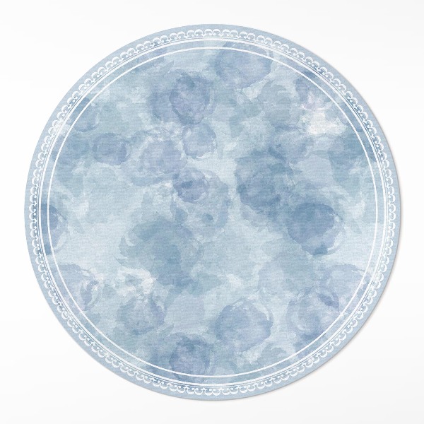 Runder pvc teppich Aquarell Flecken Abstraktion