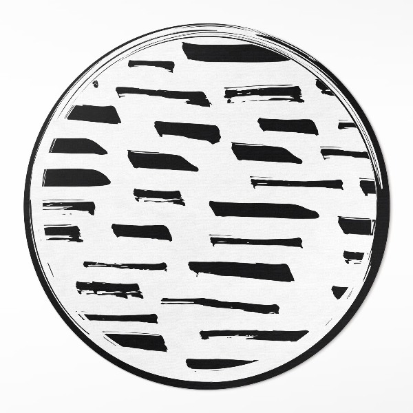 Runder vinyl teppich Minimalistische moderne Abstraktion