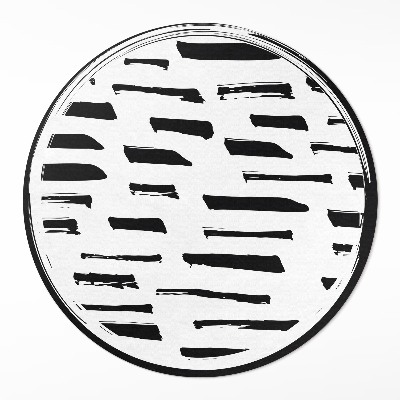 Runder vinyl teppich Minimalistische moderne Abstraktion