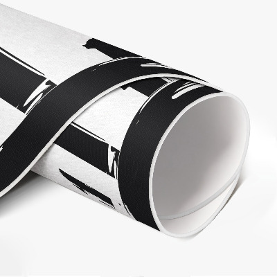 Runder vinyl teppich Minimalistische moderne Abstraktion