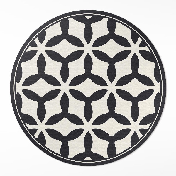 Runder teppich pvc Modernes geometrisches Muster