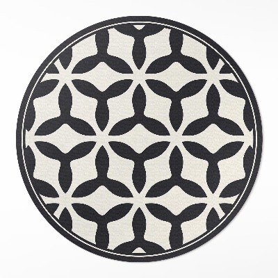 Runder teppich pvc Modernes geometrisches Muster