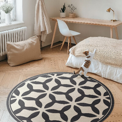 Runder teppich pvc Modernes geometrisches Muster
