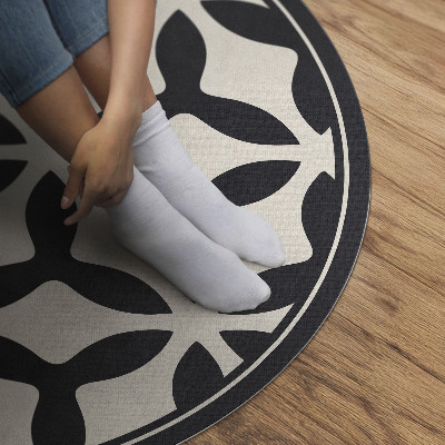 Runder teppich pvc Modernes geometrisches Muster