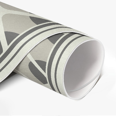 Runder vinyl teppich Minimalistisches Mosaik geometrischer Formen